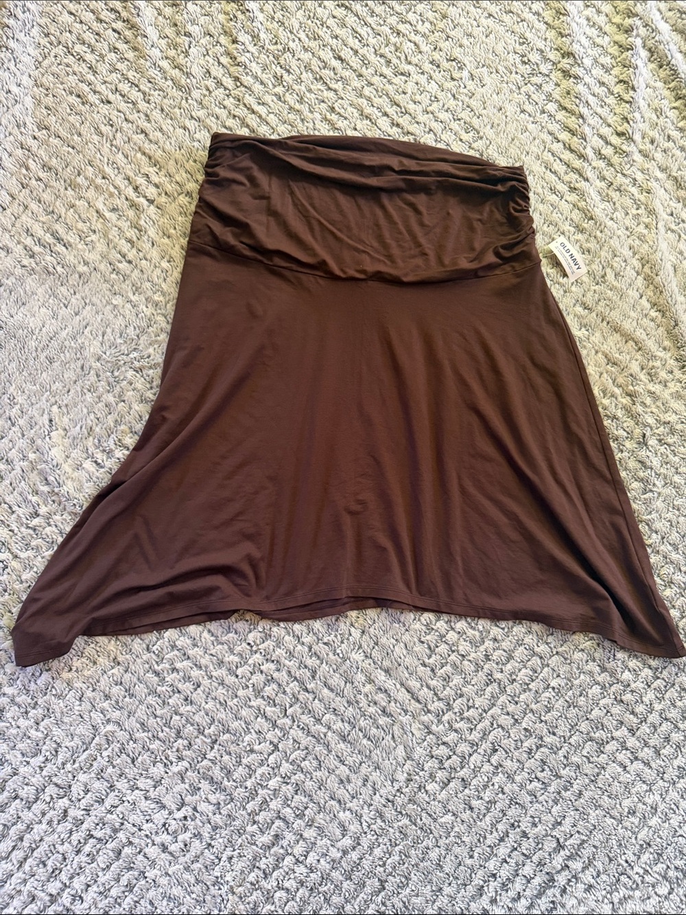 Brown Midi Skirt